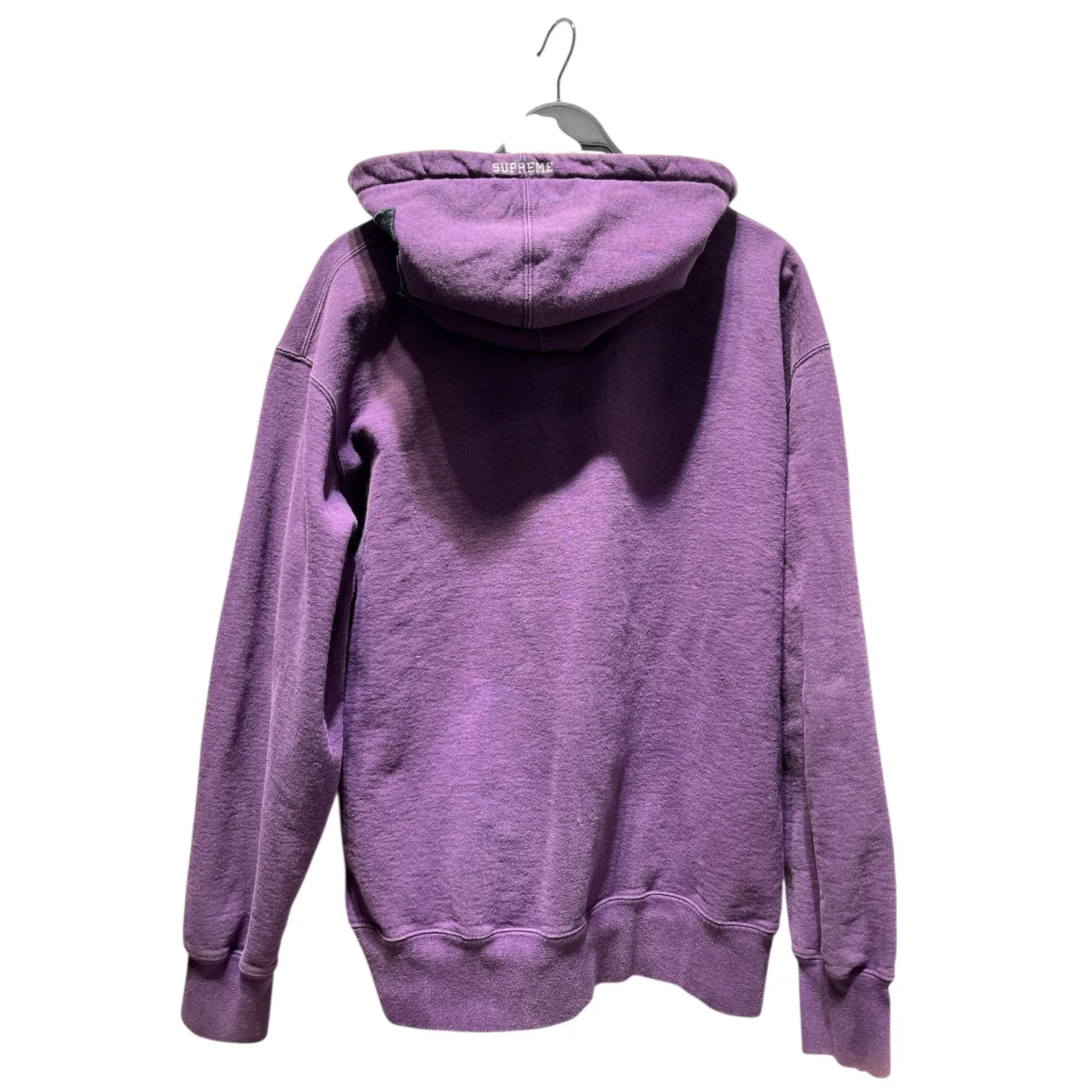 Supreme/Zip Up Hoodie/L/Graphic/Cotton/PPL/SUPREME x THE CROW PURPLE LG