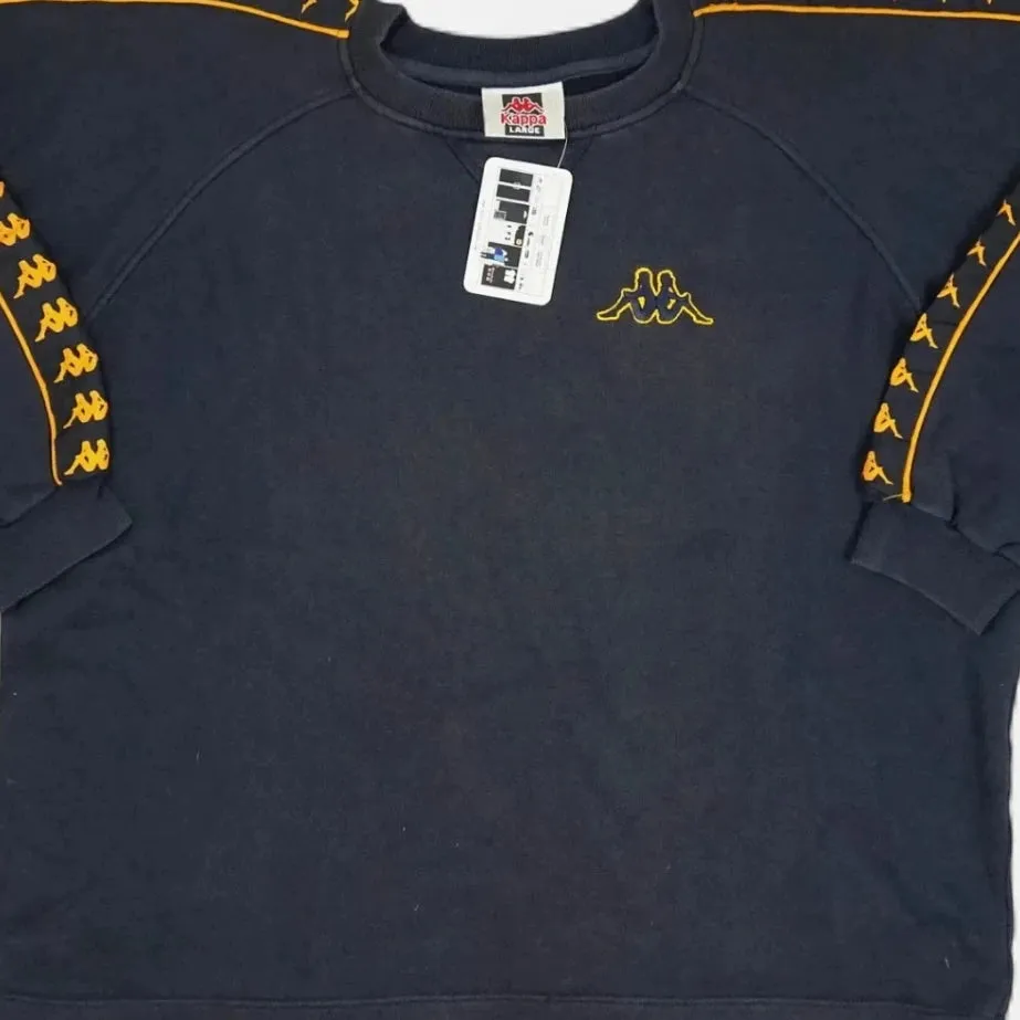 Vintage Kappa Navy Boxy Sweatshirt (XL)