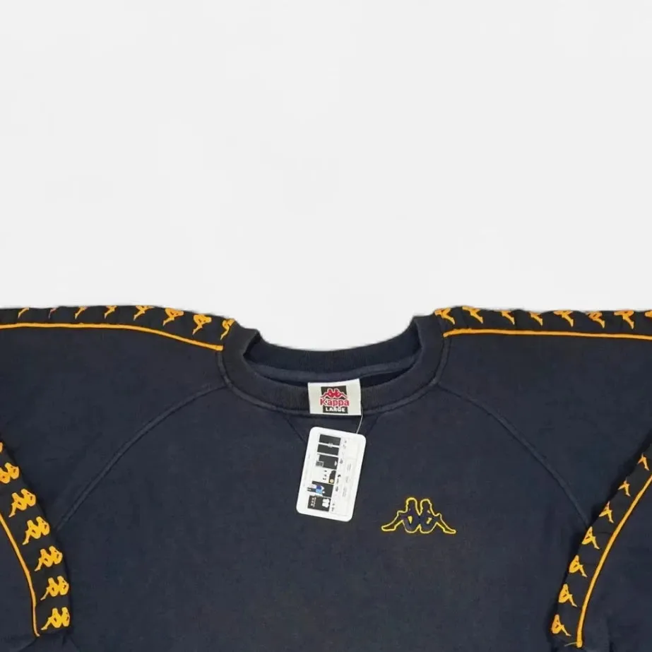 Vintage Kappa Navy Boxy Sweatshirt (XL)