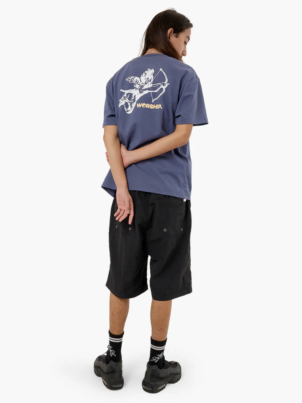 Worship Cherub Tee Crown Blue Sale
